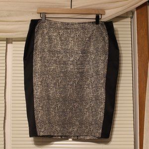 Melanie Lyne Cream/Gold/Black Skirt Size 14